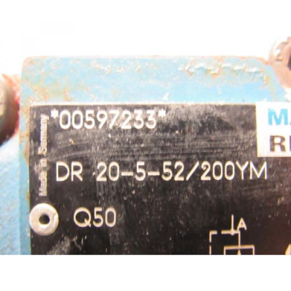 Mannesmann Rexroth DR 20-5-52/200YM Hydraulic Pressure Reducing Valve 200 Bar #7 image