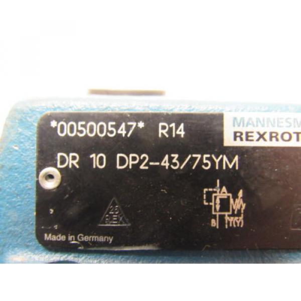 Rexroth DR-10-DP2-43/75YM Pressure Reducing Valve  1090 PSI 75 bar #8 image