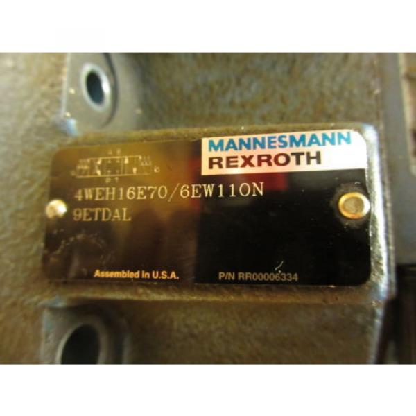 Mannesmann Rexroth 4WEH16E70/6EW110N 9ETDAL Hydraulic Directional Valve #3 image