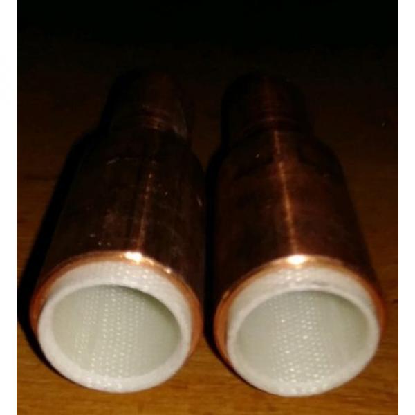 2 NOS ESAB Linde #10 MIG Nozzle Copper 998894 No.10 for ST-23 and ST-23A Mig Gun #2 image