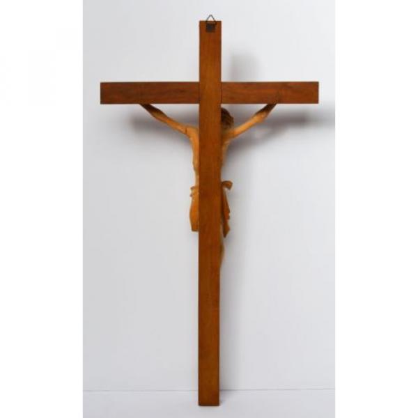 Kruzifix Christuskreuz Kreuz Holz Linde handgeschnitzt 19./20. Jh. 58 x 32 cm #4 image