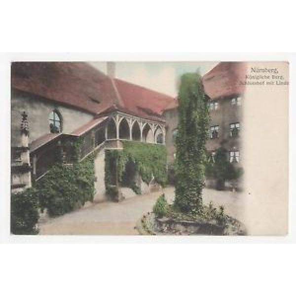 Germany, Nurnberg, Konigliche Burg, Schlosshof mit Linde Postcard, A402 #1 image