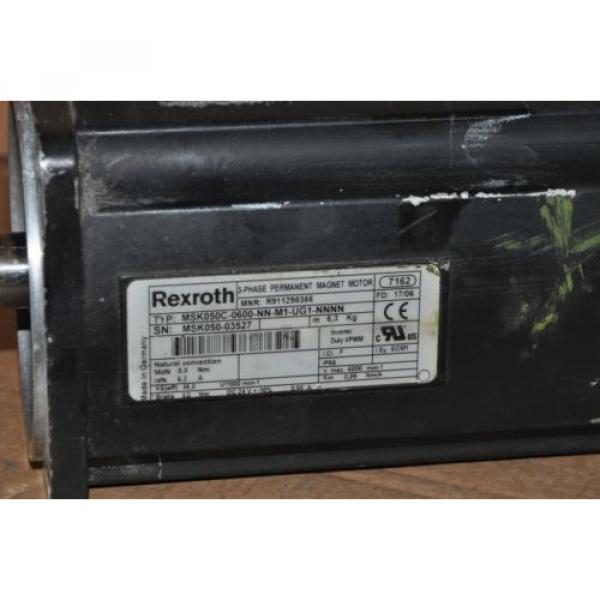 Indramat Rexroth MSK050C-0600-NN-M1-UG1-NNNN Servo Motor #2 image