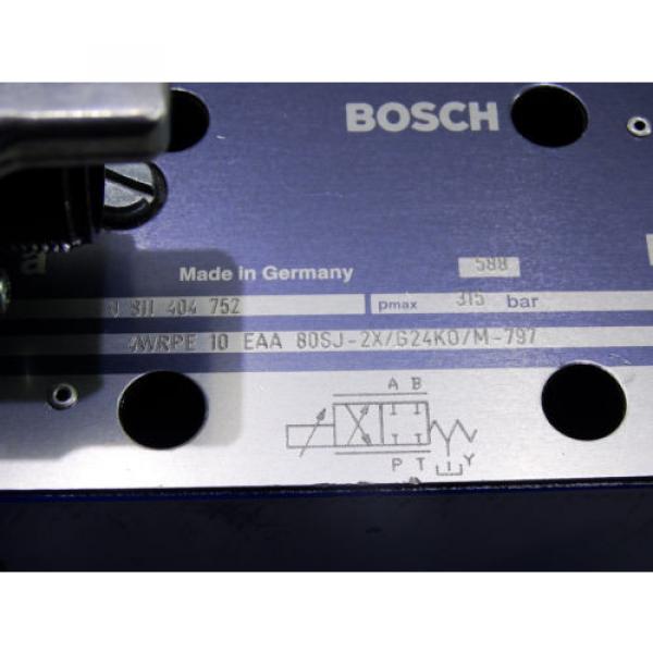 Bosch 0811404752  / 4WRPE 10 EAA80SJ-2X/G24K0/M-797 /  Proportional valve ventil #6 image
