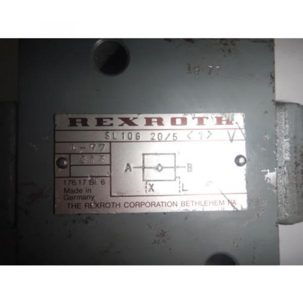 Rexroth SL10G20/5 Hydraulic Pilot Check Valve #2 image