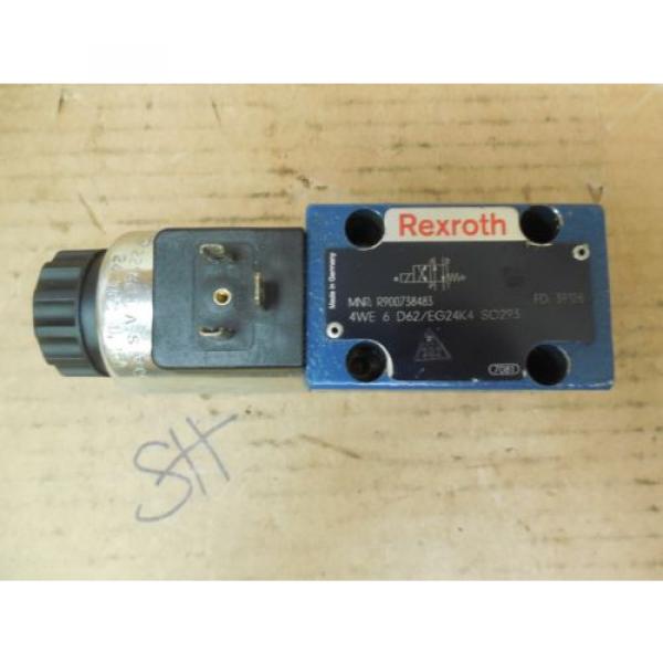 Rexroth Hydraulic Valve 4WE 6 D62/EG24K4 SO293 4WE6D62EG24K4SO293 24 VDC #1 image