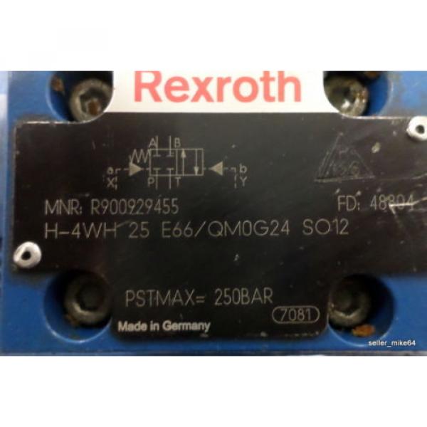 REXROTH R900929455 H-4WH 25 E66/QM0G24 SO12 INTERNALLY PILOT DIRECTIONAL VALVE #2 image