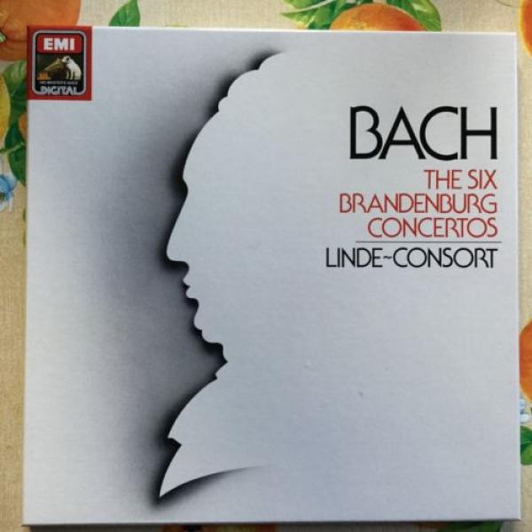 BACH  Brandenburg Concertos  2LPs  LINDE-CONSORT   HANS-MARTIN LINDE #1 image