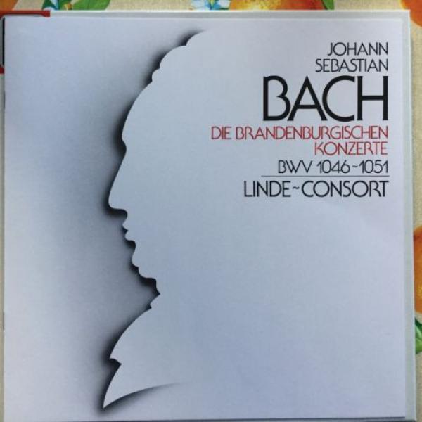 BACH  Brandenburg Concertos  2LPs  LINDE-CONSORT   HANS-MARTIN LINDE #4 image