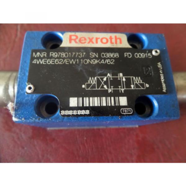 Rexroth, 4WE6E62/EW110N9K4/62, Electromagnetic Reversing Valve #3 image