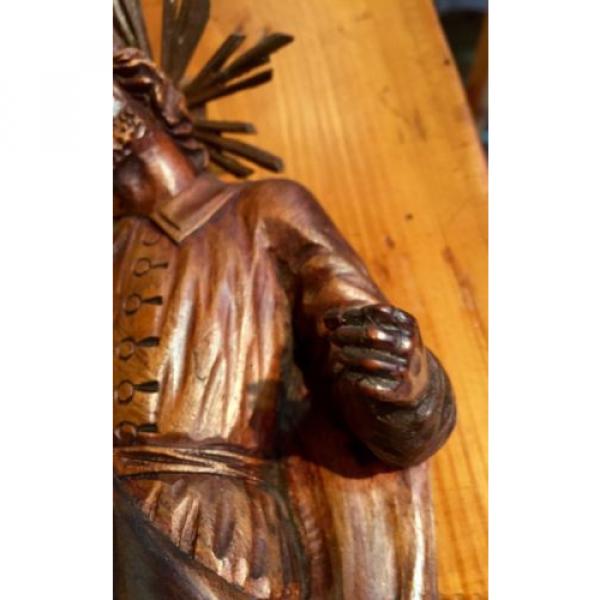 Heiligenfigur,um 1800, Original, Linde, süddeutsch,Heiliger, Holz #10 image