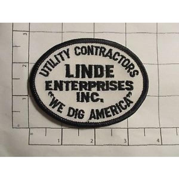 Linde Enterprises Inc Patch - Utility Contractors - We Dig America - vintage #1 image