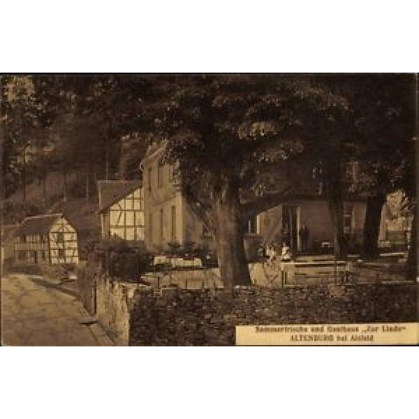 Ak Altenburg Alsfeld im Vogelsbergkreis, Gasthaus zur Linde, Terrasse - 1610936 #1 image