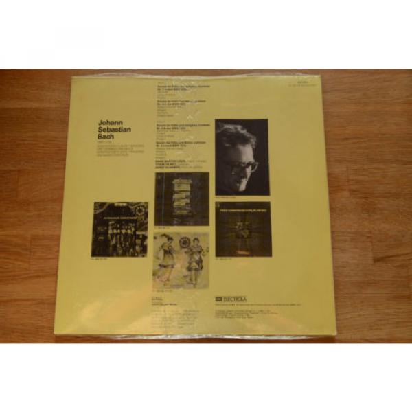BACH still sealed LINDE TILNEY ULSAMER sonatas flute harpsichord viola EMI 64263 #4 image