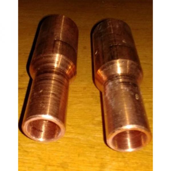 2 NOS ESAB Linde #8 MIG Nozzle Copper 998893 No. 8 for ST-23 and ST-23A Mig Gun #3 image