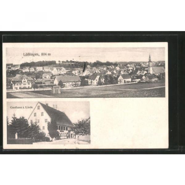schöne AK Löffingen, Totalansicht, Gasthaus zur Linde 1928 #1 image