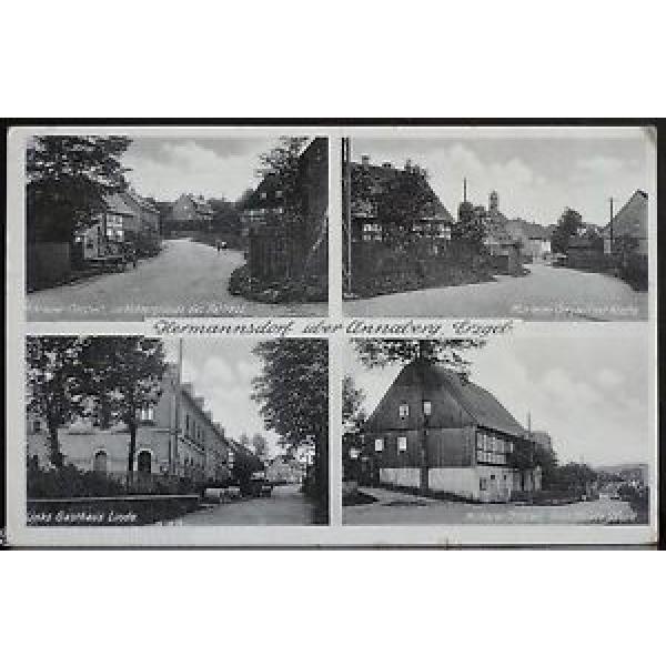 Hermannsdorf,Elterlein,Gasthaus Linde,Schule,Ak 1942 #1 image