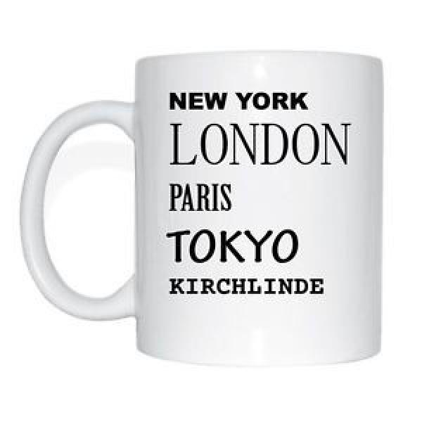 New York, Londres, París, Tokio, KIRCH-LINDE Taza de café #1 image