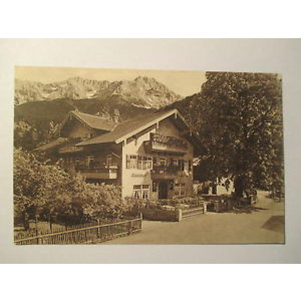 Garmisch , Gasthof Linde 1933, gelaufen, alte Ansichtskarte #1 image