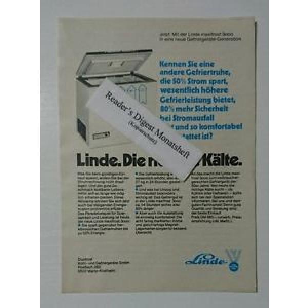 Werbeanzeige/advertisement A5: Linde maxifrost 3000 Gefriertruhe 1980(041016213) #1 image