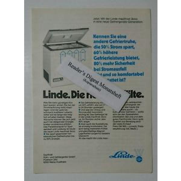 Werbeanzeige/advertisement A5: Linde maxifrost 3000 1980 (041016174) #1 image