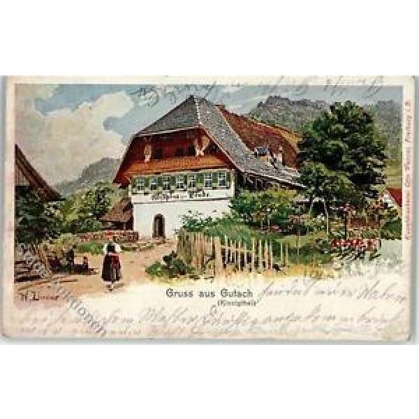 51887724 - Gutach Schwarzwaldbahn Gasthaus zur Linde sign. W. Zimmer Preissenkun #1 image