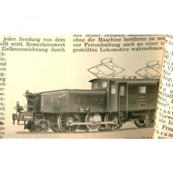 MÄRKLIN Krokodil LINDE Kühlschrank Radio &#034; Elektro-Technische Zeitschrift &#034; 1935 #1 image