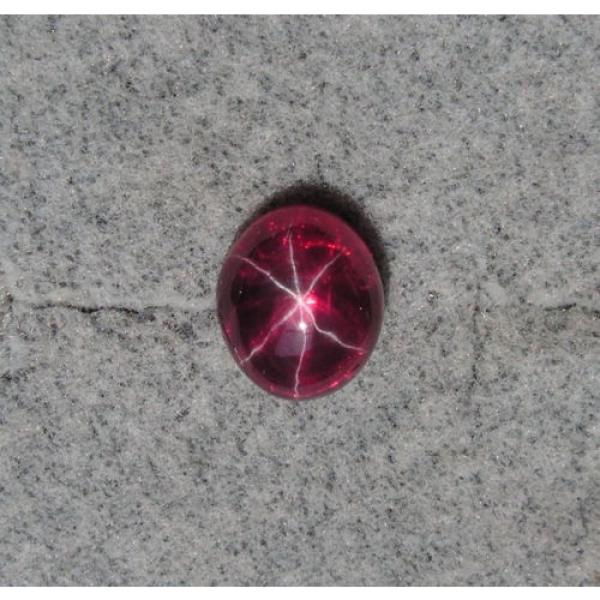 MEN&#039;S 12X10MM 5+CT LINDE LINDY RED STAR SAPPHIRE CREATED RUBY 2NDS TIE TACK #1 image