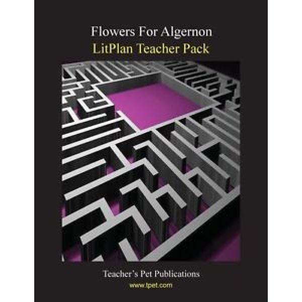 NEW Litplan Teacher Pack: Flowers for Algernon by Barbara M. Linde Paperback Boo #1 image
