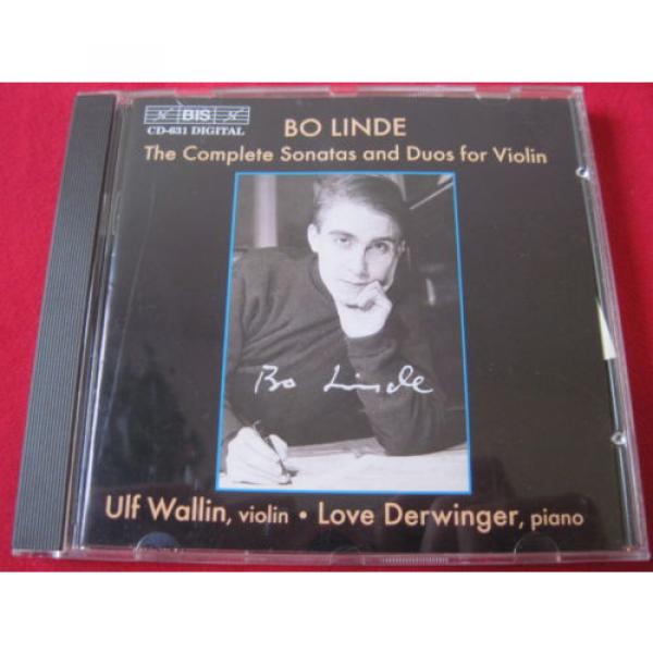 BO LINDE COMPLETE SONATAS FOR VIOLIN - ULF WALLIN / DERWINGER (CD 1994 AUSTRIA) #1 image