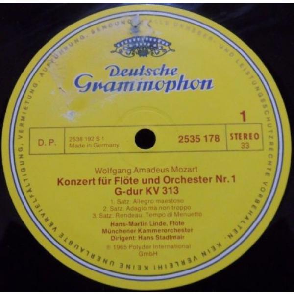 Mozart - Concerto for Flute and Orchestra KV 313 314 Hans Martin Linde DGG #3 image