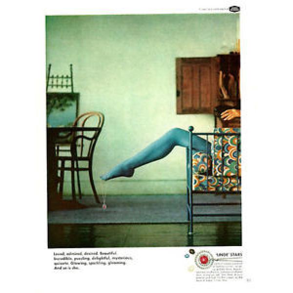 1973 vintage Ad, &#039;Linde&#039; Star Sapphire Jewelry, blue legs! -102713 #1 image
