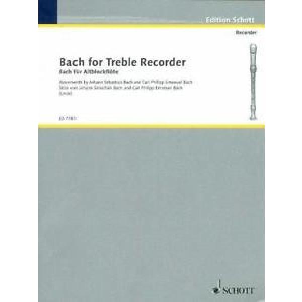 Bach for Treble Recorder, ed. Hans-Martin Linde ED7781 #1 image