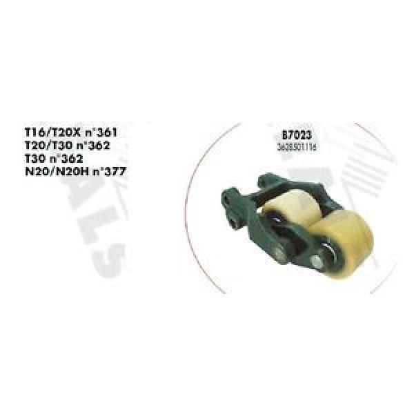 CHAPE COMPLETTE DOUBLE GALET B7023 TRANSPALETTE FENWICK LINDE T20 T30 N°362 #1 image