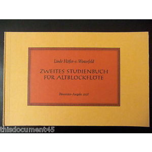 Zweites Studienbuch für Altblockflöte - Linde-Höffer - von Winterfeld #1 image
