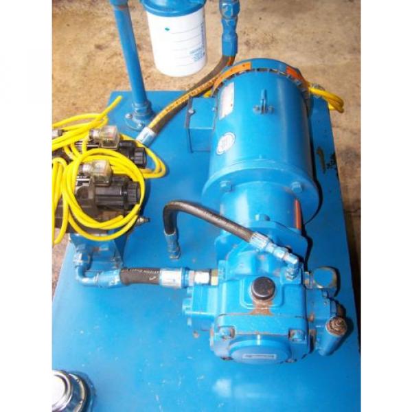 Nachi Variable Vane Pump Hydraulic Unit VDC-2B-2A3-E35 Leeson 5 HP 230/460V #5 image