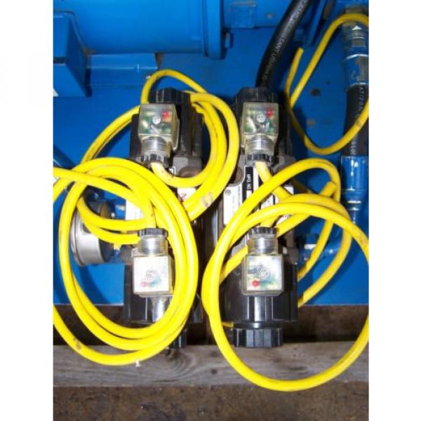 Nachi Variable Vane Pump Hydraulic Unit VDC-2B-2A3-E35 Leeson 5 HP 230/460V #6 image