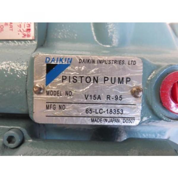 NEW DAIKIN Piston Pump V15A R-95 65-LC-18353 + Cylinder Block PV90R100 NIB #4 image