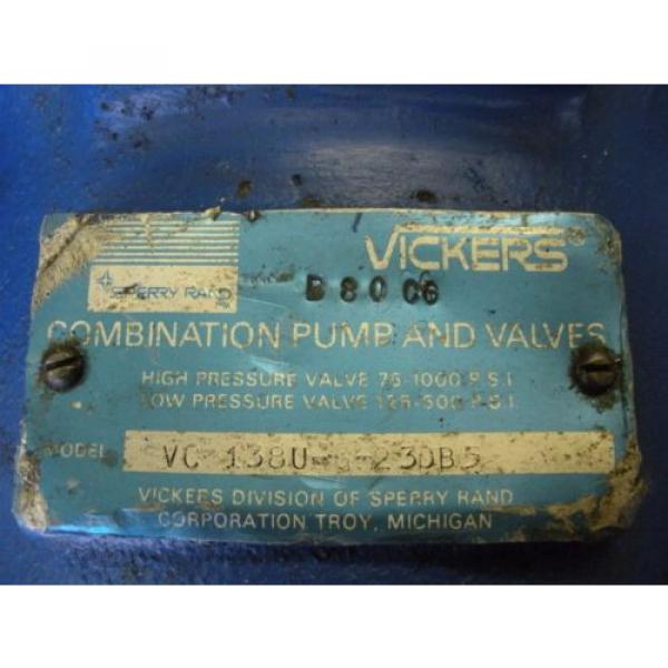 Vickers Hydraulic Combination Pump amp; Valve VC-1380-6-230B5 #9 image