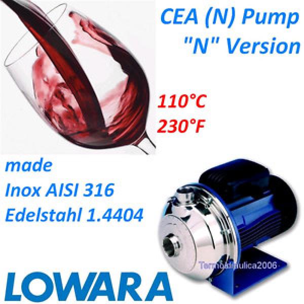Lowara CEA AISI 316 Centrifugal Pump CEA120/3N/A 0,55KW 0,75HP 3x230/400V Z1 #1 image