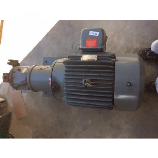 Rexroth Hydraulic pumps MDL AA10VS071 w Reliance 40 HP Motor DUTY MASTER 3 PH #10 image