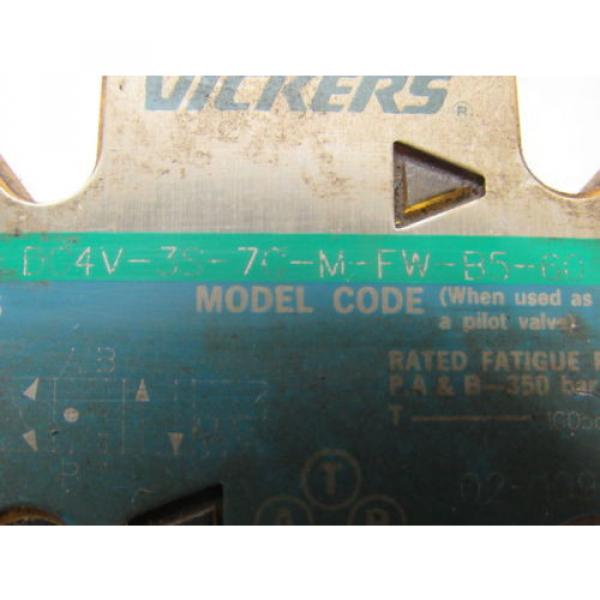 Vickers DG4V-3S-7C-M-FW-B5-60 Solenoid Operated Directional Valve 110/120V #7 image