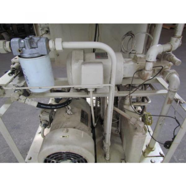Okuma Hydraulic power unit pump tank and cooling unit from MC-50VA CNC #8 image