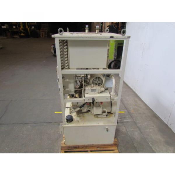 Okuma Hydraulic power unit pump tank and cooling unit from MC-50VA CNC #9 image