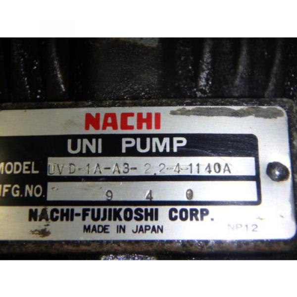 Nachi Variable Vane Pump Motor_VDR-1B-1A3-1146A_LTIS85-NR_UVD-1A-A3-2.2-4-1140A #8 image