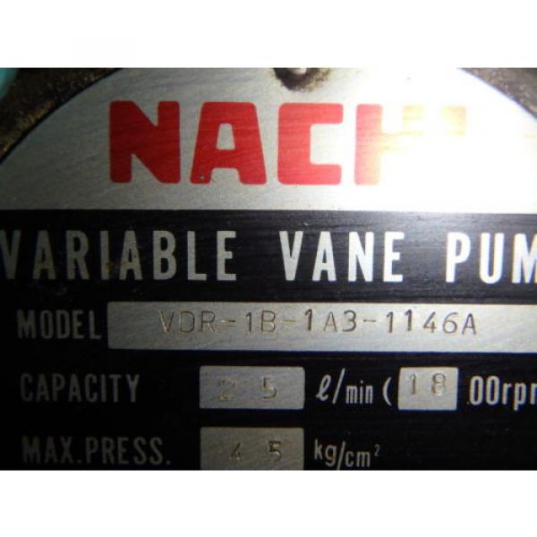 Nachi Variable Vane Pump Motor_VDR-1B-1A3-1146A_LTIS85-NR_UVD-1A-A3-2.2-4-1140A #10 image