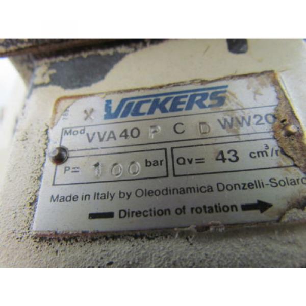 Vickers VVA40 P C D WW20 Variable Displacement Vane Hydraulic Pump #9 image