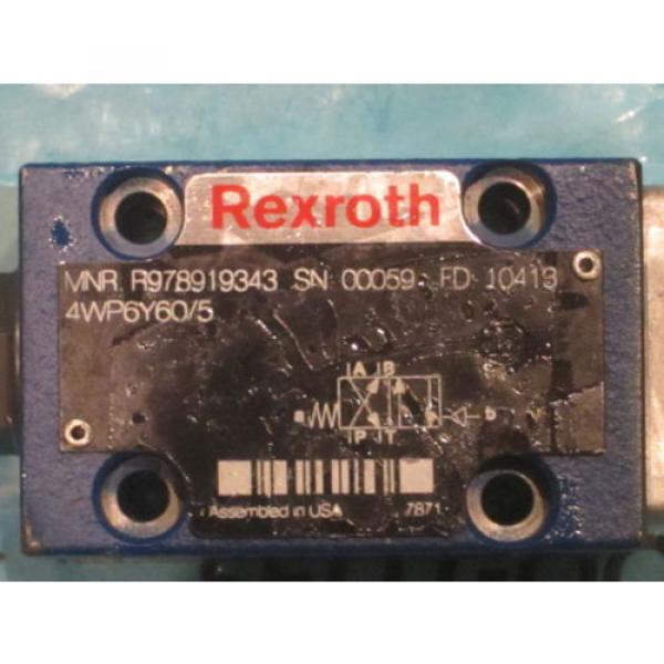 Rexroth R978919343 Hydraulic Direction Valve 4WP6Y60/5 origin #2 image