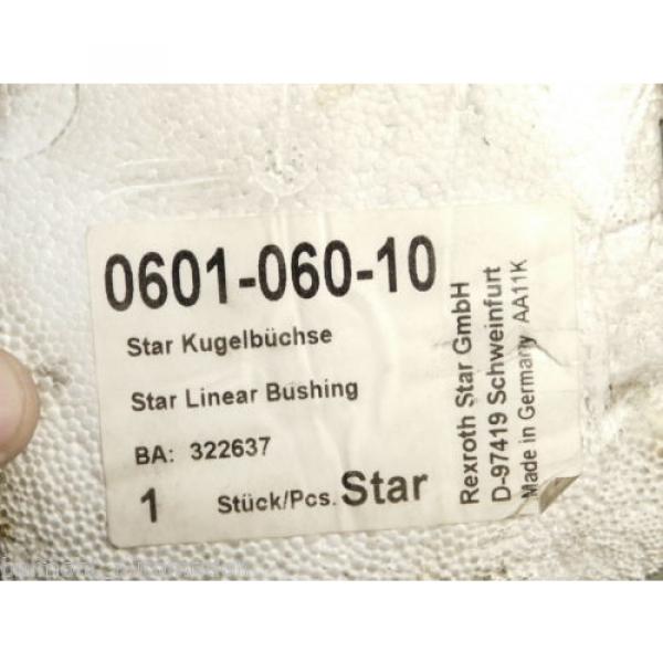 BRAND Origin - Rexroth Star 0601-060-10 322637 Star Linear Bushing #2 image