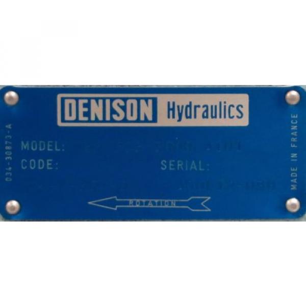 DENISON Hydraulics Vane Pump M/N: T7BSB033R00A101 S/N: A00l12-038 C: 024-73364-0 #4 image